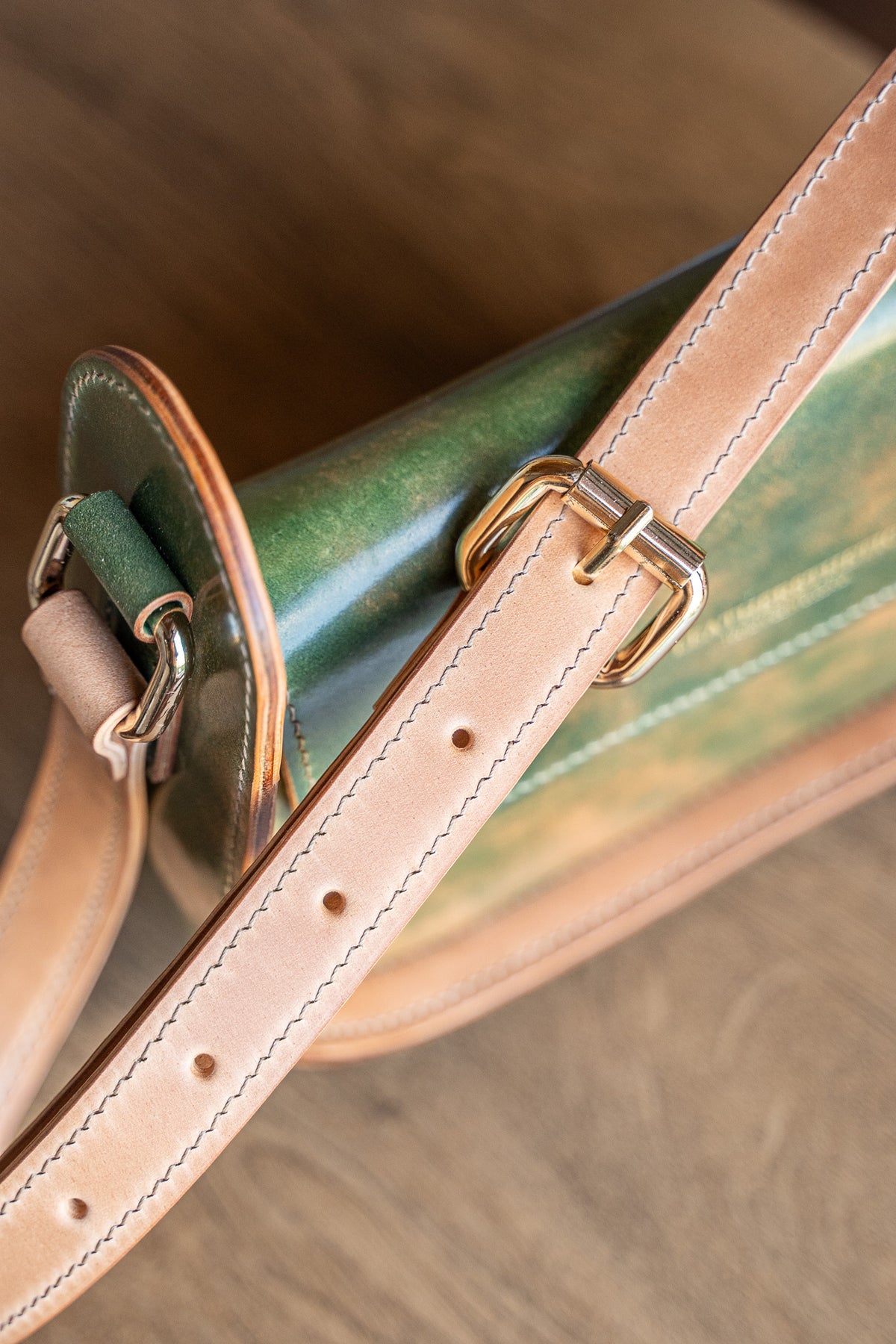 Ръчно изработен Чанта Shell Cordovan Leathersthetic
