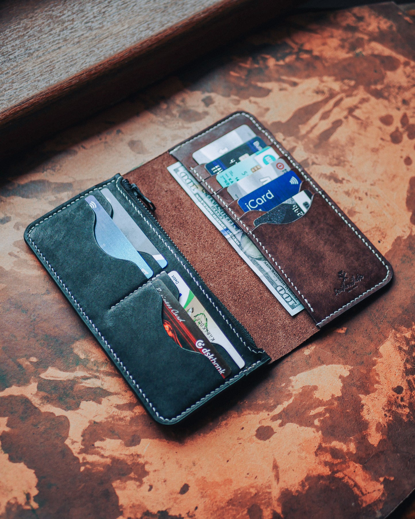 Long Bifold Wallet