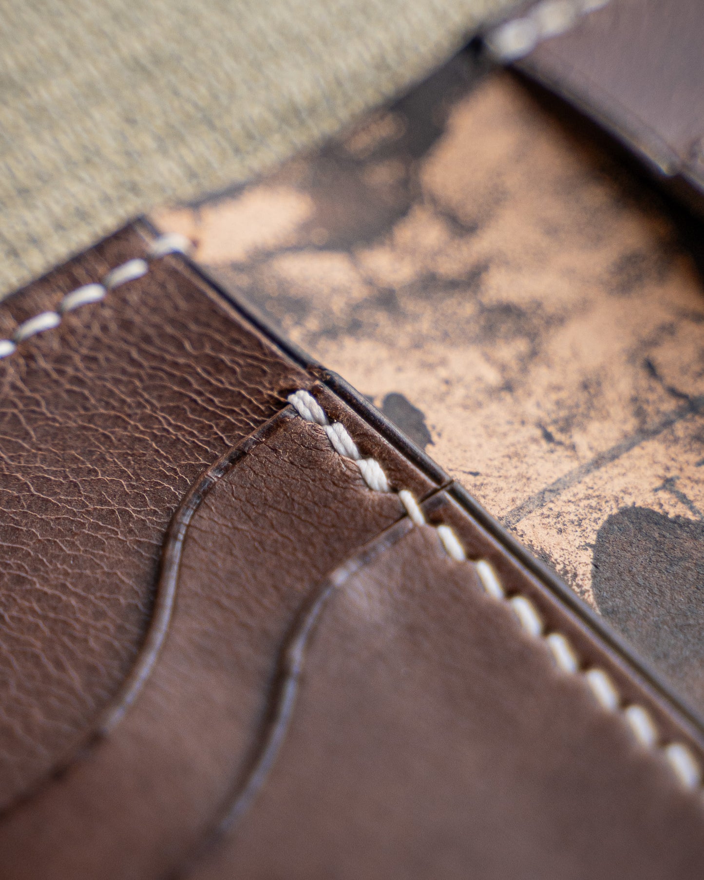 Ръчно изработен Портфейл от Shell Cordovan кожа Leathersthetic