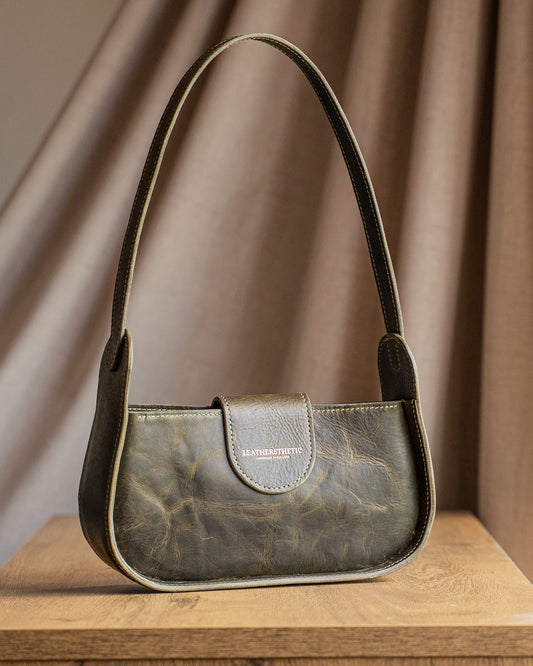 Ръчно изработен Кожена дамска чанта Leathersthetic