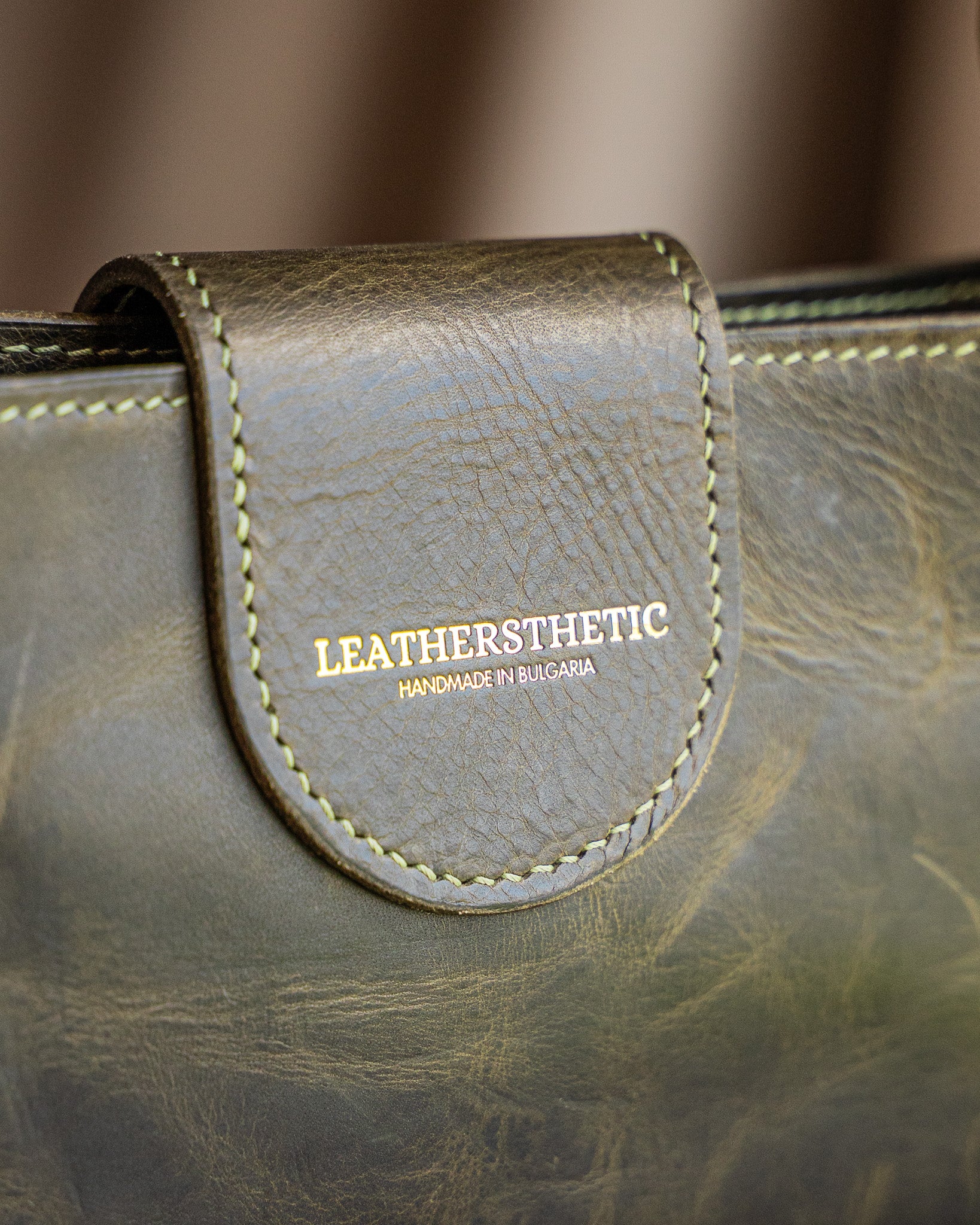 Ръчно изработен Кожена дамска чанта Leathersthetic