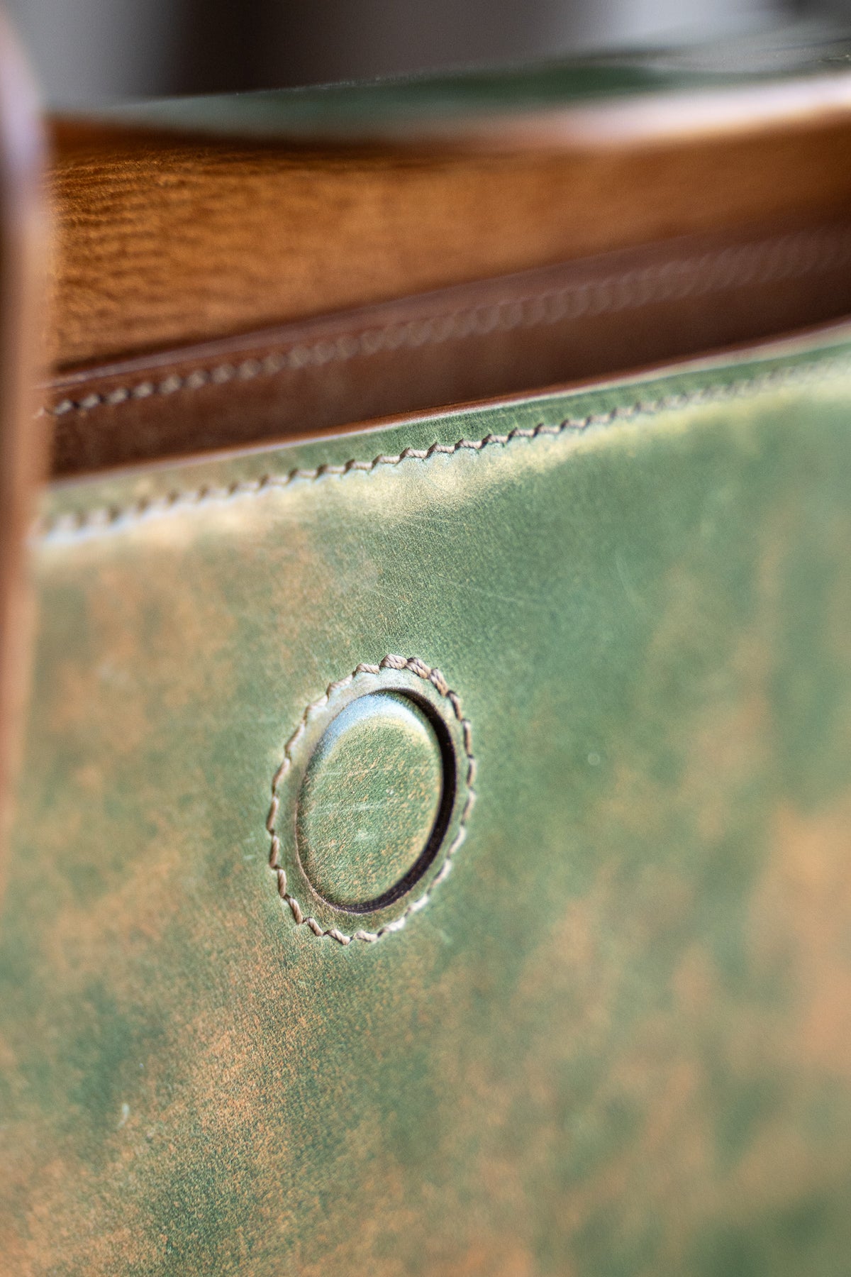 Ръчно изработен Чанта Shell Cordovan Leathersthetic