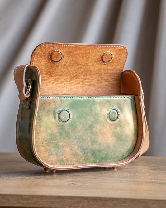 Ръчно изработен Чанта Shell Cordovan Leathersthetic