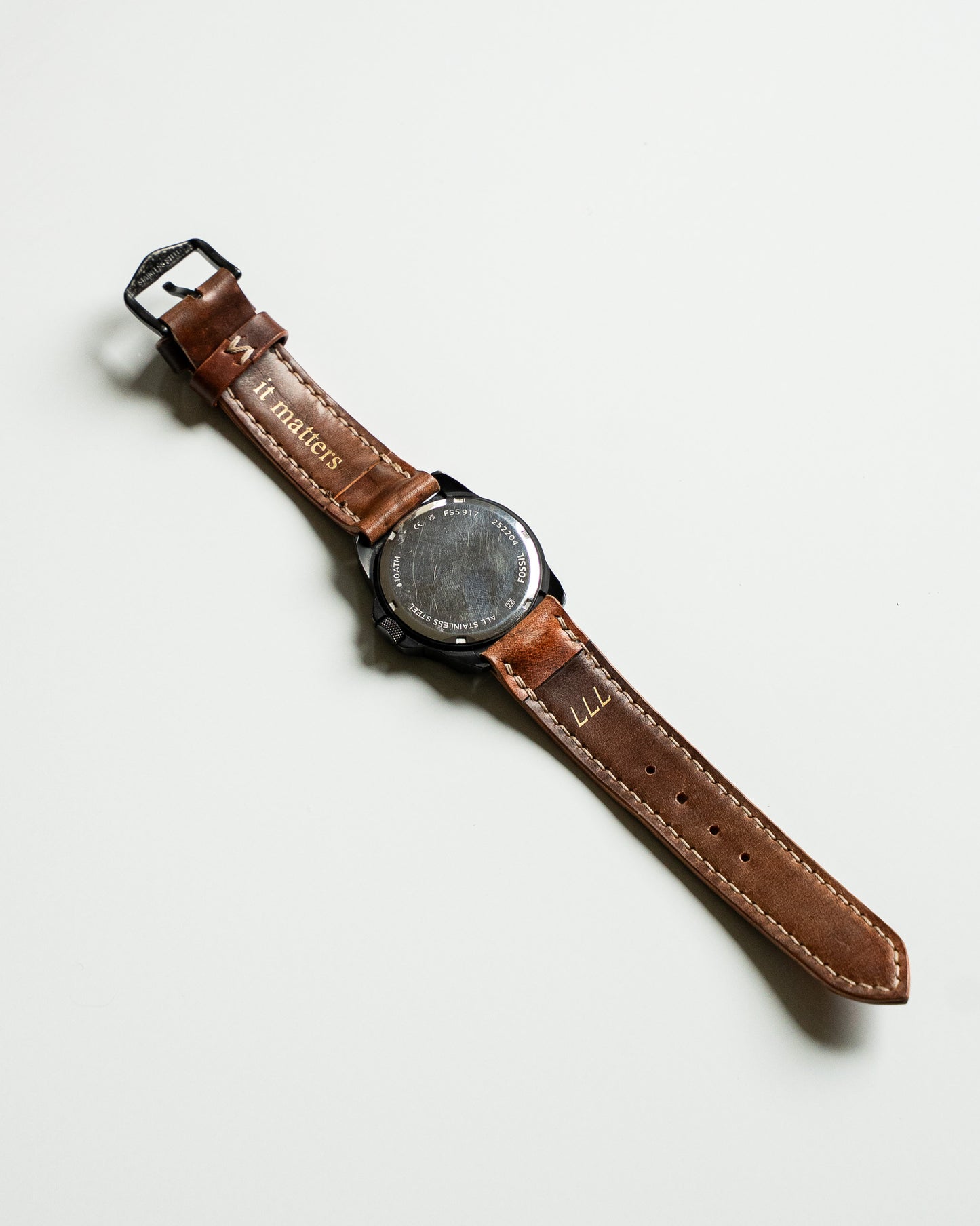 Кожена каишка за часовник