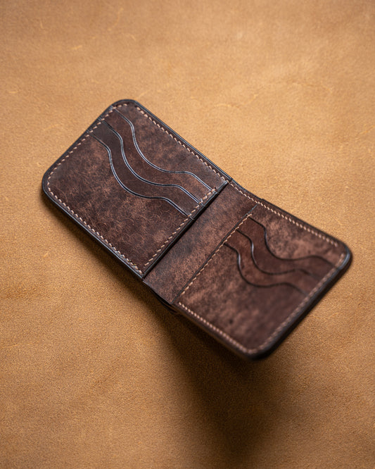 Ръчно изработен Портфейл за карти и банкноти Leathersthetic