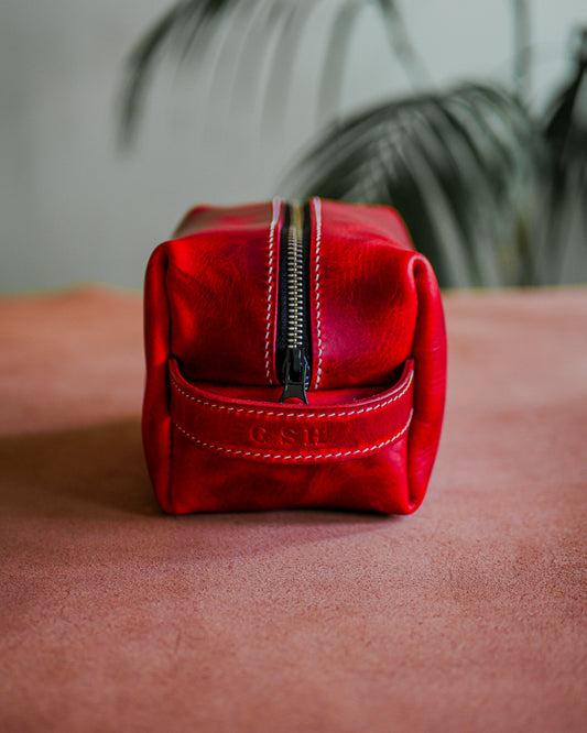Men Toiletry Bag Waxy