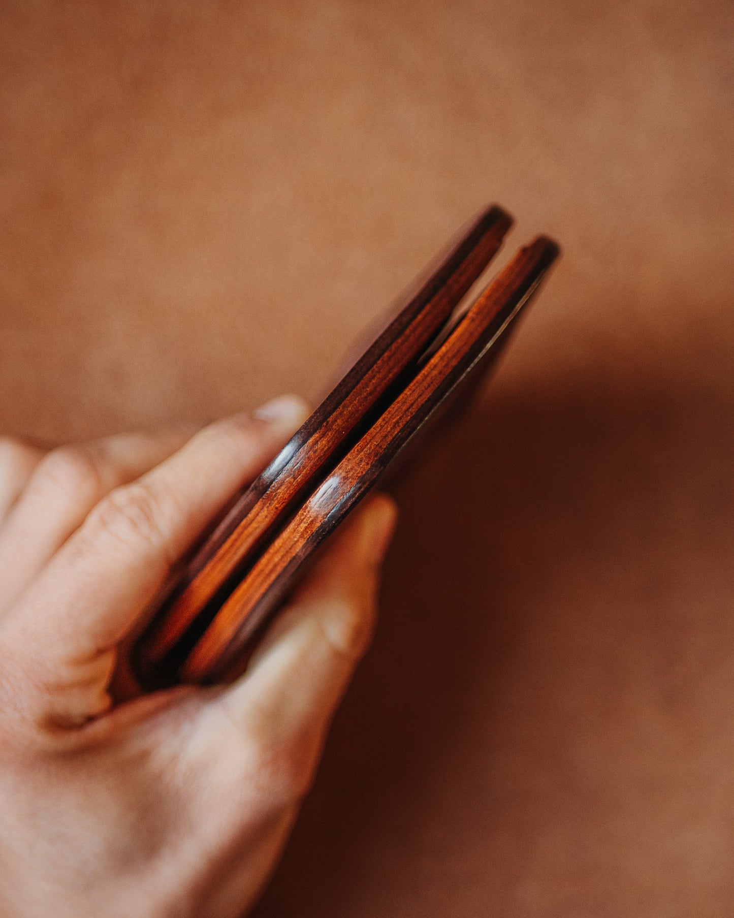 Ръчно изработен Портфейл с двойно разделение Leathersthetic