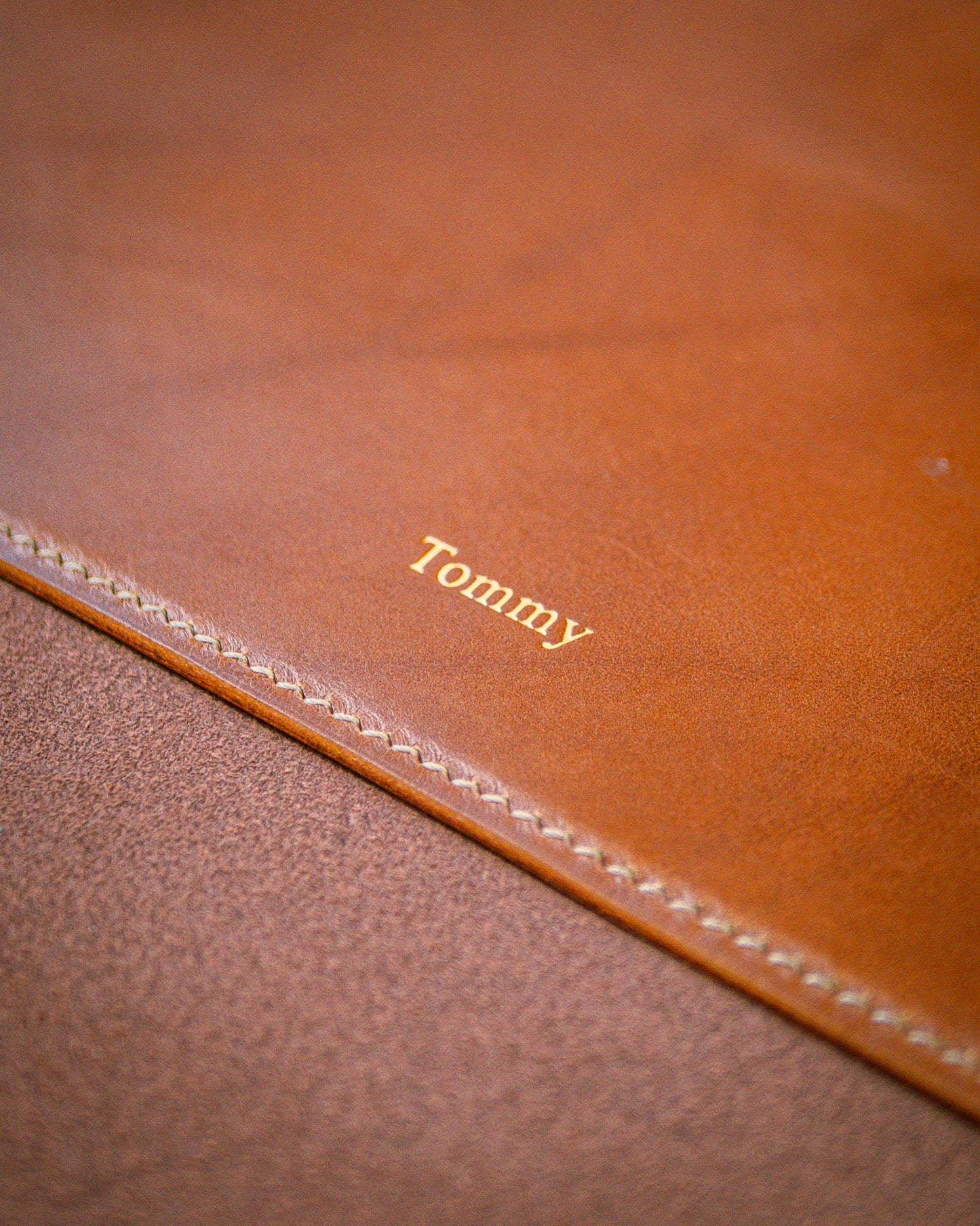 Ръчно изработен кожен Кожен калъф за лаптоп Lathersthetic